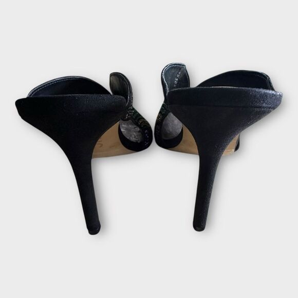 🥳 3/$26 INC International Concepts Livana Rainbow Bling Mule Heels - Picture 8 of 10